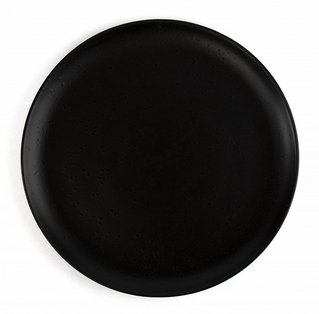 Тарелка обеденная 28см NINGBO Матовая черный глазурованная керамика 000000000001217636