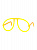 Светящиеся очки Желтые очки, с химическим источником света (полипропилен, стеклянная капсула с люмисцентной жидкостью) 12x0,5x15см 8 000000000001191271