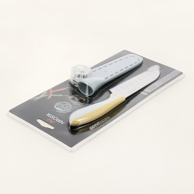 Нож малый 13см FACKELMANN SANTOKU Eversharp нержавеющая сталь/пластик 000000000001201153