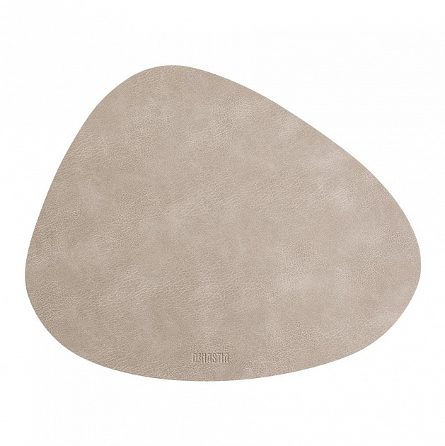 Салфетка сервировочная 45x36см DE'NASTIA с потертостями камень серый ПВХ 000000000001214104
