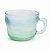 Кружка 400мл GARBO GLASS Лед микс для холодных напитков голубая-зеленая стекло 000000000001217328