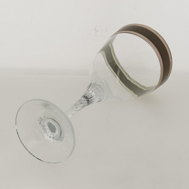 Набор бокалов для вина 6шт 205мл ПРОМСИЗ Ампир Рубин стекло 000000000001200659