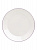 Тарелка обеденная 26,5см DE'NASTIA светло-коричневая кайма белый стеклокерамика 000000000001218968