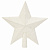 Декоративное украшение Рождественский орнамент Звезда 14х13,6см MANDARIN полистерол 000000000001209327