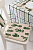 Подушка на стул DeNASTIA Коллекция"Кактусы"33x38x38см,100%хлопок/30%полиэстер,молочный/белый P111181 000000000001202708