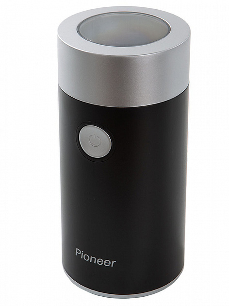 Кофемолка Pioneer CG206. Мощность150Вт. Объем резервуара для кофе50г. Импульсный режим работы. Отключение при снятой крышке. Нержавеющая сталь.Пластик 000000000001212405