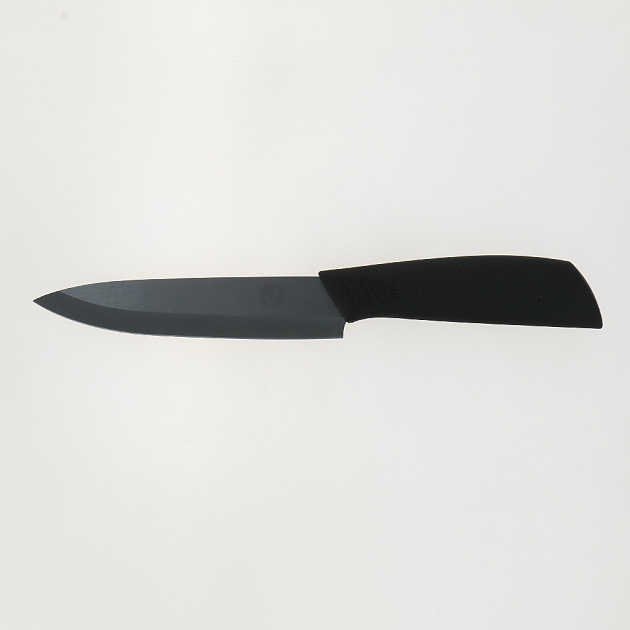 Нож лезвие12,5см Magistro Black ручка soft touch керамика 000000000001210441