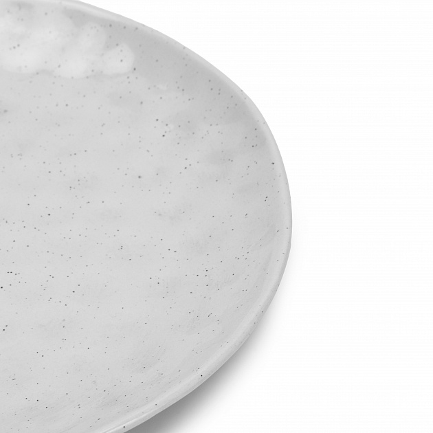 Тарелка обеденная 27см NINGBO Соты серый глазурованная керамика 000000000001217627