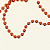Декоративное украшение Бусы красные 8м MANDARIN пластик 000000000001209344
