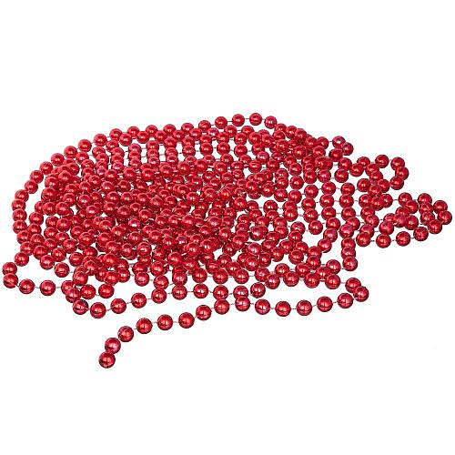 Декоративное украшение Бусы красные 8м MANDARIN пластик 000000000001209344