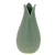 Ваза декоративная светло-зеленая из фаянса (доломитовая керамика) / 13x13x25см арт.76806 000000000001171510