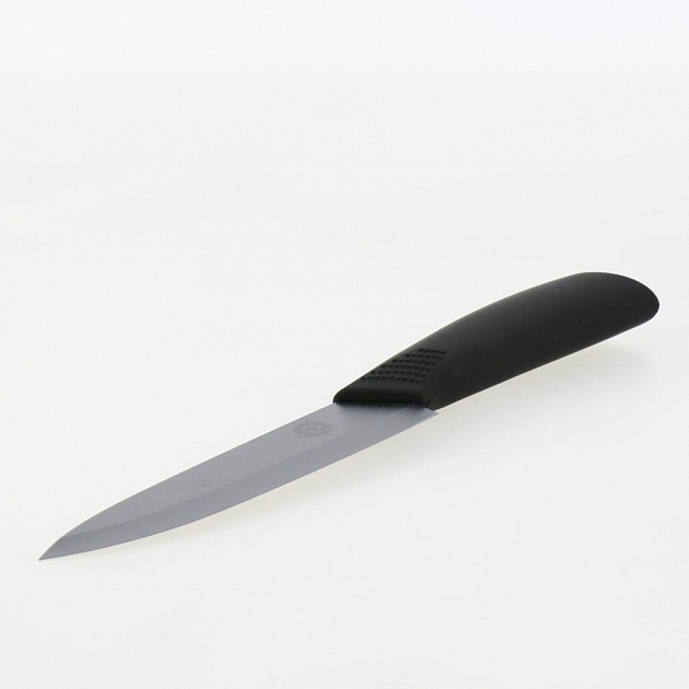 Нож лезвие12,5см Magistro Black ручка soft touch керамика 000000000001210441